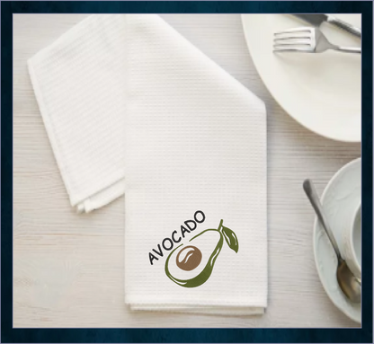 Avocado Machine Embroidery Design | Healthy Fruit Embroidery | Avocado Line Art | Fruits and Vegetables | 8 Sizes (0942)