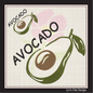 Avocado Machine Embroidery Design | Healthy Fruit Embroidery | Avocado Line Art | Fruits and Vegetables | 8 Sizes (0942)
