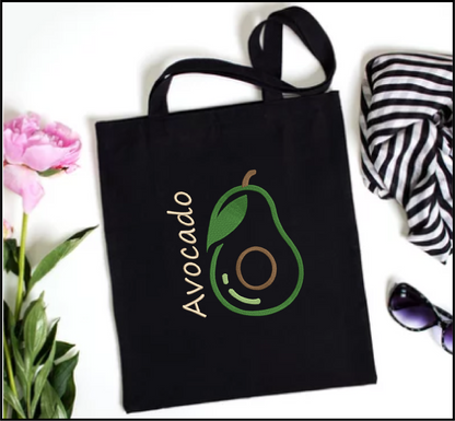 Avocado Machine Embroidery Design | Healthy Fruit Embroidery | Avocado Silhouette | Fruits and Vegetables | 8 Sizes (0963)