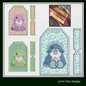Blue Nose Gorilla ITH Bag and Luggage Tag Machine Embroidery Design | In The Hoop Embroidery Project (1408)