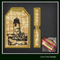 Coastal Lighthouse Sketch ITH Bag and Luggage Tag Machine Embroidery Design | In The Hoop Embroidery Project (1338)