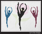 Ballerina Machine Embroidery Design – Dancer Silhouette Pattern, 6 Sizes (1228)