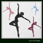 Ballerina Machine Embroidery Design – Dancer Silhouette Pattern, 6 Sizes (1229)
