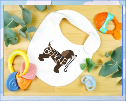Beagle Puppy Machine Embroidery Design | Puppy with Leash | Dog Lover Animal Pet Embroidery | 6 Sizes (0744)