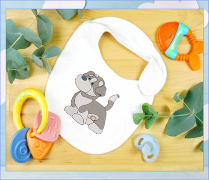 Stuffed Toy Dog Machine Embroidery Design for Babies and Kids | Vintage Plush Puppy Pattern | Blue Nose Tatty Teddy Inspired Design | 6 Sizes (0768)