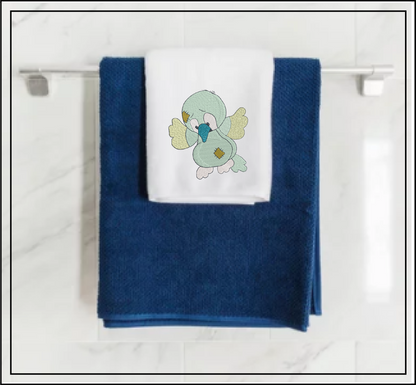 Stuffed Toy Parrot Machine Embroidery Design for Babies and Kids | Vintage Plush Animal Pattern | Blue Nose Tatty Teddy Inspired | 8 Sizes (0779)