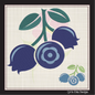 Blueberries Machine Embroidery Design | Summer Orchard Fruit Embroidery | Digital Fruit Stitch Design | 8 Sizes (0980)
