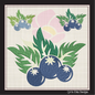 Blueberries Machine Embroidery Design | Orchard Fruit Summer Embroidery | Digital Fruit Stitch Design | 8 Sizes (0981)