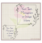 Botany Leaf Frame Wreath Machine Embroidery Design | Monogram Wreath Frame | Botanical Greenery Embroidery Design Elements | 8 Sizes (0825)