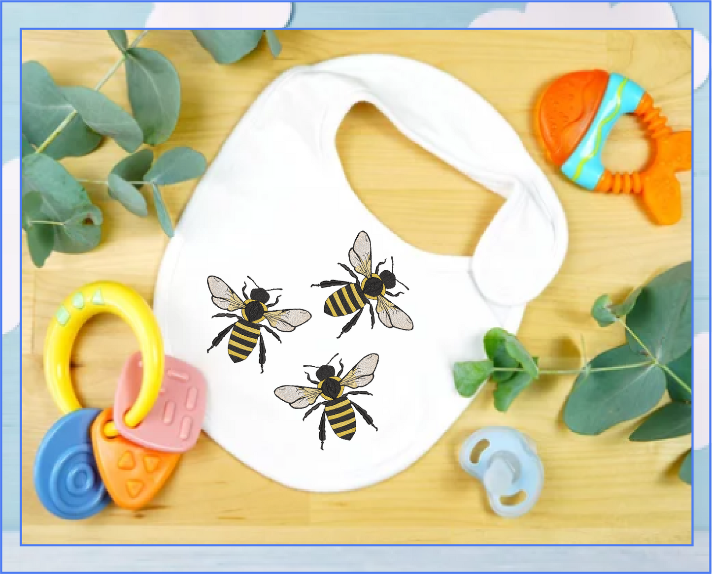 Bumble Bee Machine Embroidery Design – 6 Sizes | Bumblebee Embroidery Pattern, Bee & Insect Stitch Design (0117)
