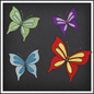 Butterfly Machine Embroidery Design, Monarch Butterflies, Garden Insect Embroidery Designs, 10 Sizes (0622)