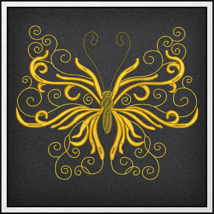 Butterfly Machine Embroidery Design, Monarch Butterflies, Garden Insect Embroidery Designs, 10 Sizes (0623)