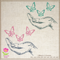 Cancer Awareness Machine Embroidery Design, Breast Ovarian Cancer Embroidery, Butterfly Cancer Design, Cancer Ribbon, 8 Sizes (0362)