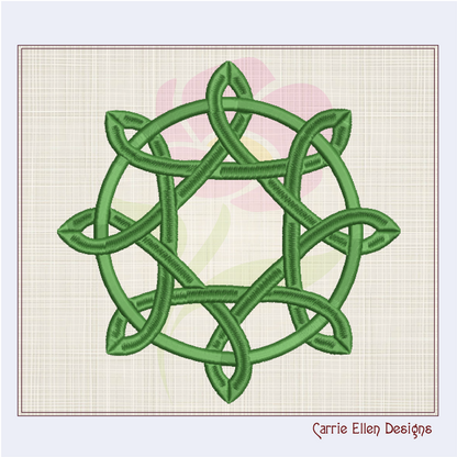 Celtic Knot Machine Embroidery Design | Timeless Celtic Knots | Intricate Symbolic Patterns | 10 Sizes (0903)
