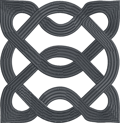 Celtic Knot Machine Embroidery Design | Timeless Celtic Knots | Intricate Symbolic Patterns | 10 Sizes (0912)
