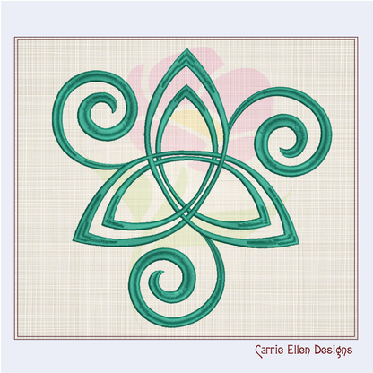 Celtic Knot Machine Embroidery Design | Timeless Celtic Knots | Intricate Symbolic Patterns | 10 Sizes (0915)