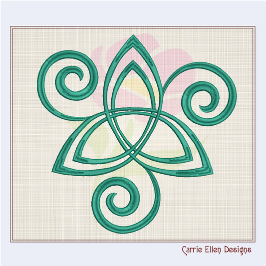Celtic Knot Machine Embroidery Design | Timeless Celtic Knots | Intricate Symbolic Patterns | 10 Sizes (0915)