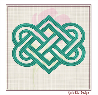 Celtic Knot Machine Embroidery Design | Timeless Celtic Knots | Intricate Symbolic Patterns | 10 Sizes (0916)