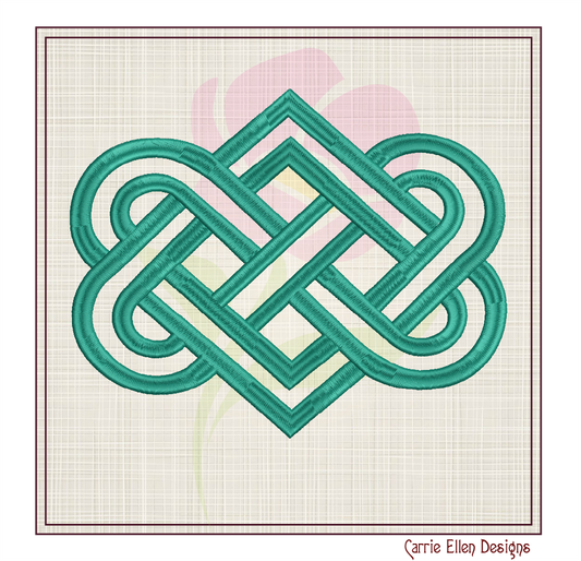 Celtic Knot Machine Embroidery Design | Timeless Celtic Knots | Intricate Symbolic Patterns | 10 Sizes (0916)