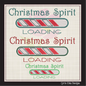 Christmas Spirit Loading Machine Embroidery Design – Holiday Tech Theme, 8 Sizes (1091)