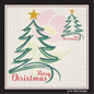Christmas Machine Embroidery Design – Christmas Tree Holiday Pattern – Festive Embroidery in 6 Sizes (1172)