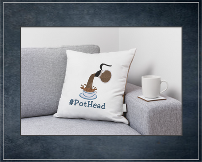 Coffee Embroidery Design – Coffee Pot and Cup Pattern – Coffee Lover Machine Embroidery – 10 Sizes (0169)