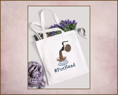 Coffee Embroidery Design – Coffee Pot and Cup Pattern – Coffee Lover Machine Embroidery – 10 Sizes (0169)