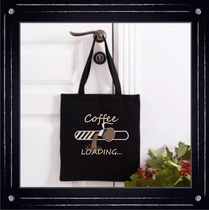 Coffee Loading Machine Embroidery Design | Loading Tech Bar Coffee Pot | Coffee Lover Gift | Hot Coffee Embroidery | 6 Sizes (0631)