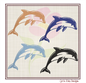 Dolphin Machine Embroidery Design | Bottlenose Dolphin Jumping Embroidery Pattern | 8 Sizes (0848)