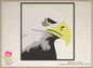 Eagle Machine Embroidery Design | American Bald Eagle Head Pattern | Patriotic Embroidery Design | 8 Sizes (0602)