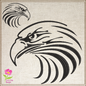 Eagle Machine Embroidery Design | American Bald Eagle Head Pattern | Patriotic Embroidery Design | 10 Sizes (0604)