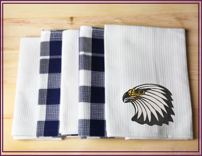 Eagle Machine Embroidery Design | American Bald Eagle Head Pattern | Patriotic Embroidery Design | 10 Sizes (0605)
