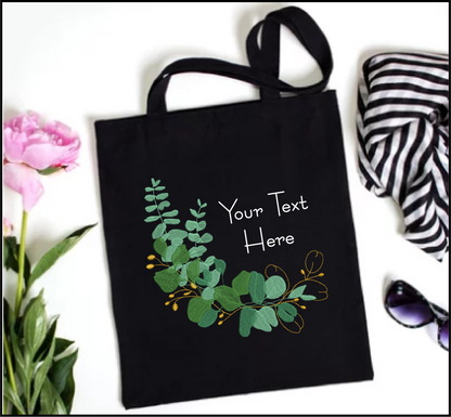 Eucalyptus Frame Machine Embroidery Design | Botanical Wreath Frame for Monograms and Text | Home & Garden Decor Element | 4 Sizes (0854)
