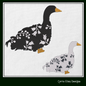 Sebastopol Goose Machine Embroidery Design – Floral Goose Silhouette with Wildflowers – 6 Sizes (1616)