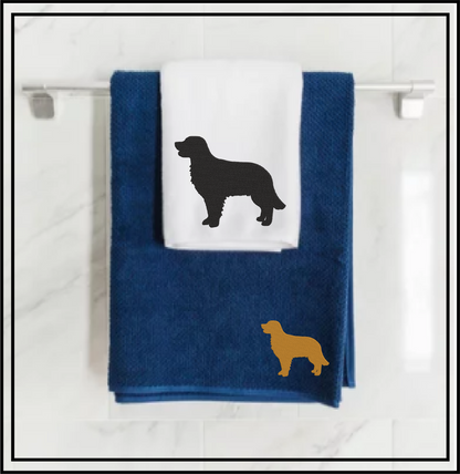 Golden Retriever Silhouette Machine Embroidery Design | Pet Dog Animal Embroidery Design | 4 Sizes (0580)