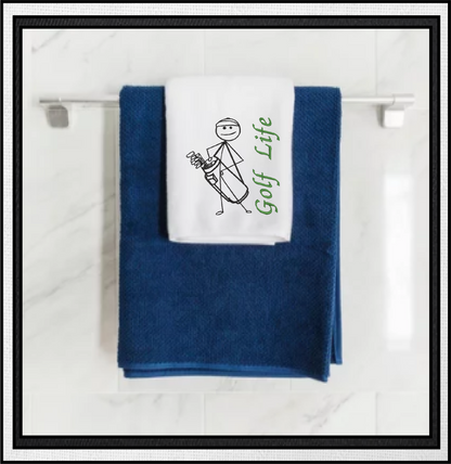 Golf Machine Embroidery Design, Golf Life Caddy Embroidery, Caddy Embroidery, Machine Embroidery Golf Player Embroidery, 8 Sizes (0287)