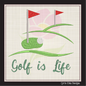 Golf Is Life Machine Embroidery Design – Golf Green, Flag, and Ball Sports Pattern, 6 Sizes (1092)
