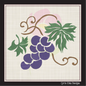 Bunch of Grapes Machine Embroidery Design | Vineyard Fruits Summer Embroidery | Grape Cluster Design | 8 Sizes (0958)