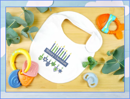 Happy Chanukah Machine Embroidery Design – Menorah with Star of David Pattern – 8 Sizes (0156)