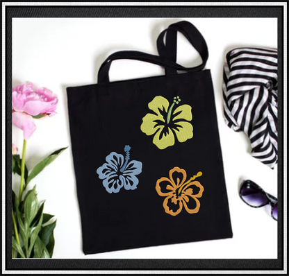 Hibiscus Flower Machine Embroidery Designs | Floral Icon Bundle – 12 Designs, 4 Sizes Each