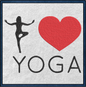 Yoga Machine Embroidery Design – 8 Sizes | I Love Yoga Embroidery, Fitness & Sports Stitch Pattern (0120)