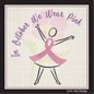 In October We Wear Pink Breast Cancer Embroidery Design – Cancer Support Awareness, 8 Sizes (1082)