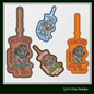 Hunting ITH Key Fob Machine Embroidery Design | Funny Hunting Saying In The Hoop Project (1302)