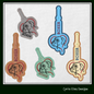 Boxer ITH Key Fob Machine Embroidery Design | Dog Lover In The Hoop Key Tag Project (1564)