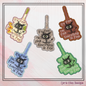 It’s Fine Cat ITH Key Fob Machine Embroidery Design | Funny Cat Saying In The Hoop Key Tag (1300)