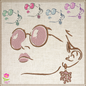 Lady with Sunglasses Machine Embroidery Design – Fashionista Art Woman Embroidery Pattern, 6 Sizes (0520)