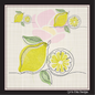 Fresh Lemons Machine Embroidery Design | Summer Citrus Fruit Embroidery | Orchard Fruits Design | 8 Sizes (0973)