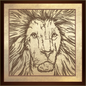Lion Machine Embroidery Design, Animal Embroidery, Lion Line Art Embroidery Design, Wild Cat Embroidery Design, 4 Sizes (0412)