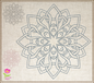 Mandala Machine Embroidery Design – Lace Floral Line Art, Spiritual Flower Embroidery, 8 Sizes (0312)