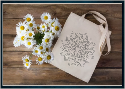 Mandala Machine Embroidery Design – Lace Floral Line Art, Spiritual Flower Embroidery, 8 Sizes (0312)